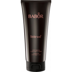 An anti-aging nighttime mask for youthfully smooth, fresh-looking skin in the morning reversive overnight mask